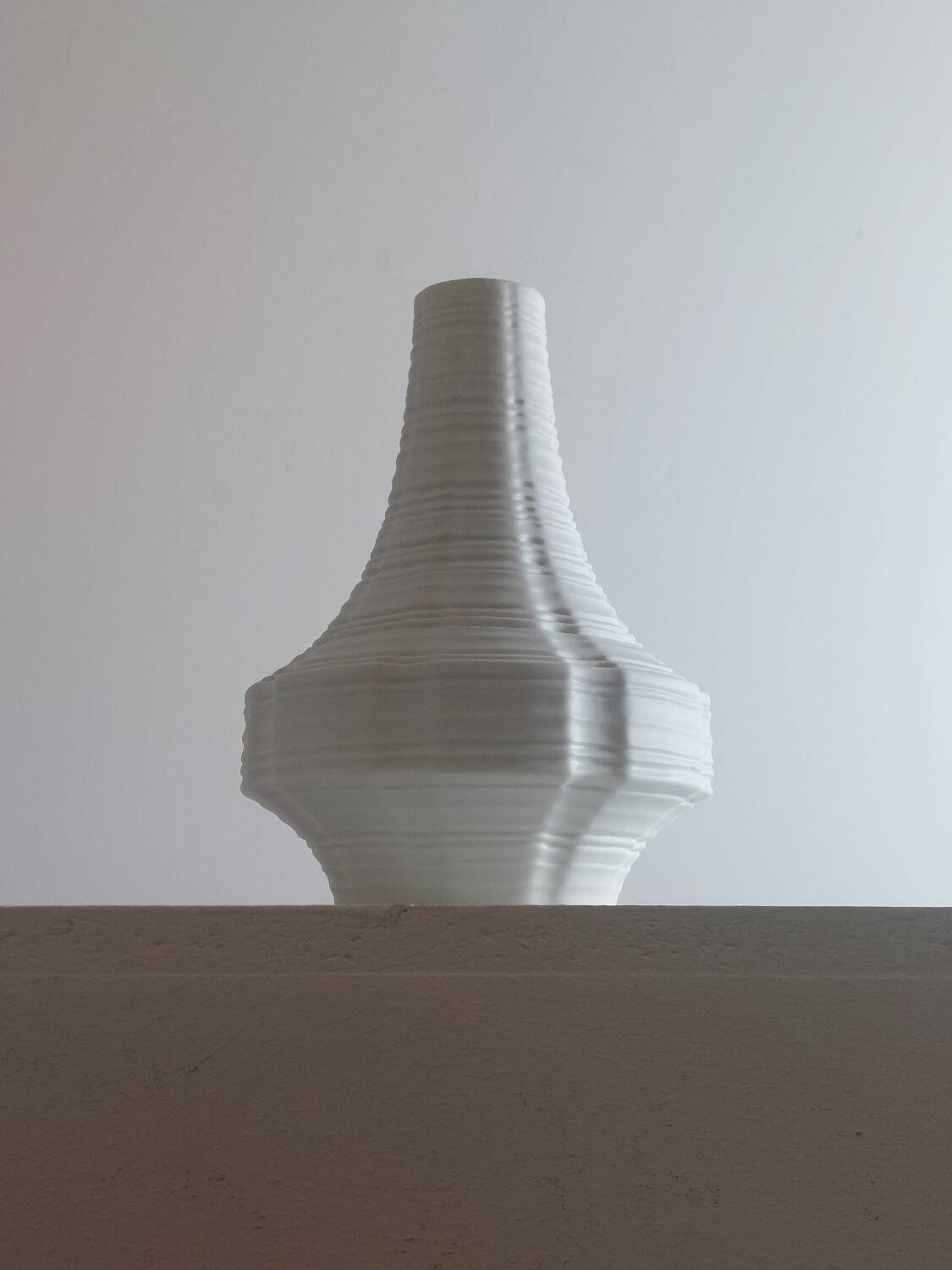 Vintage porcelain biscuit vase by Heinrich, Germany.