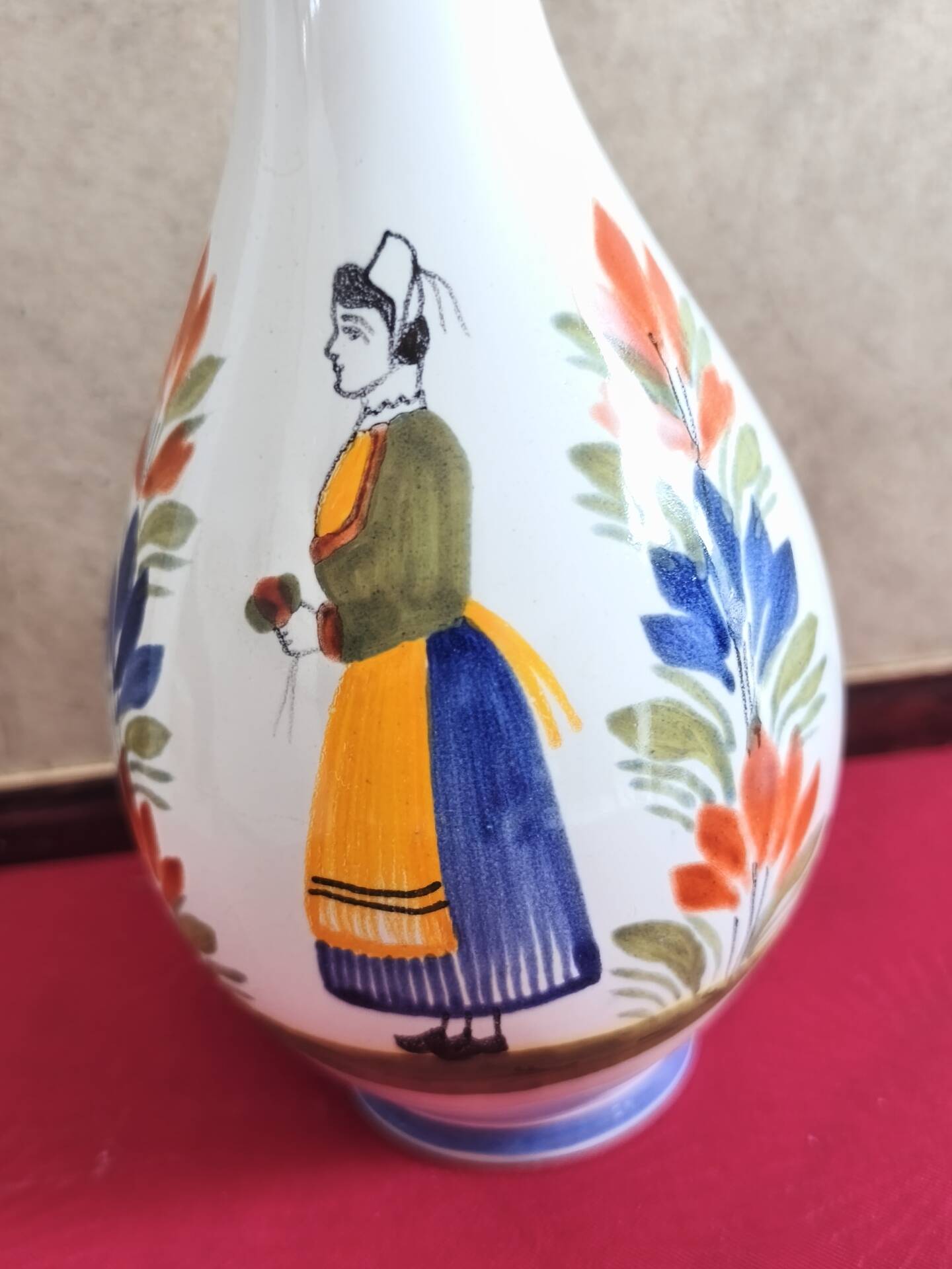 Henriot Quimper vase
