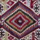 Vintage handmade turkish wool rug 156 x 312 cm