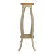 Plant stand/side table, redesigned in Artichoke Cream