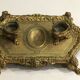 Ink bronze chiseled and gilded 19th