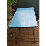60's blue formica table