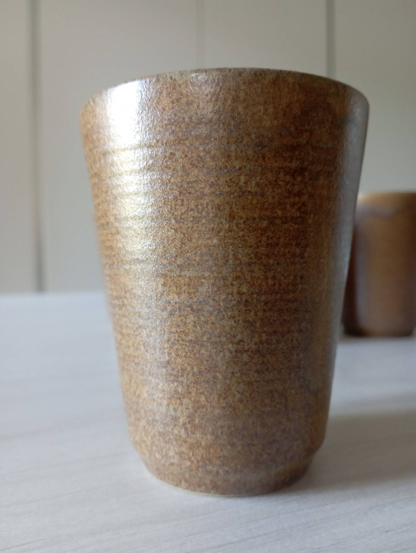 Stoneware glasses