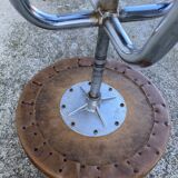 Vintage 1960s JIDÉ workshop stool with adjustable height