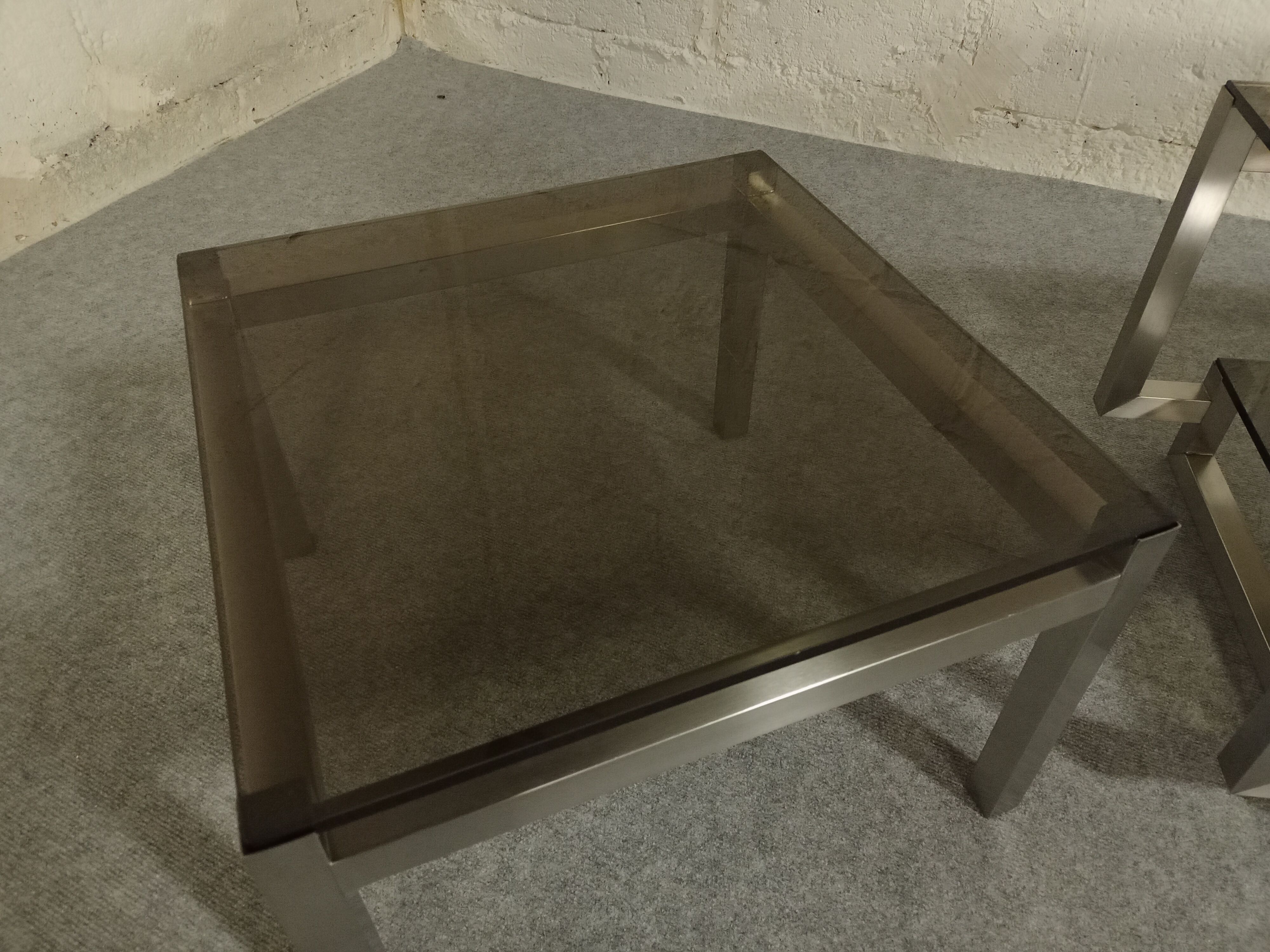 coffee table and sofa piece design of the 70s