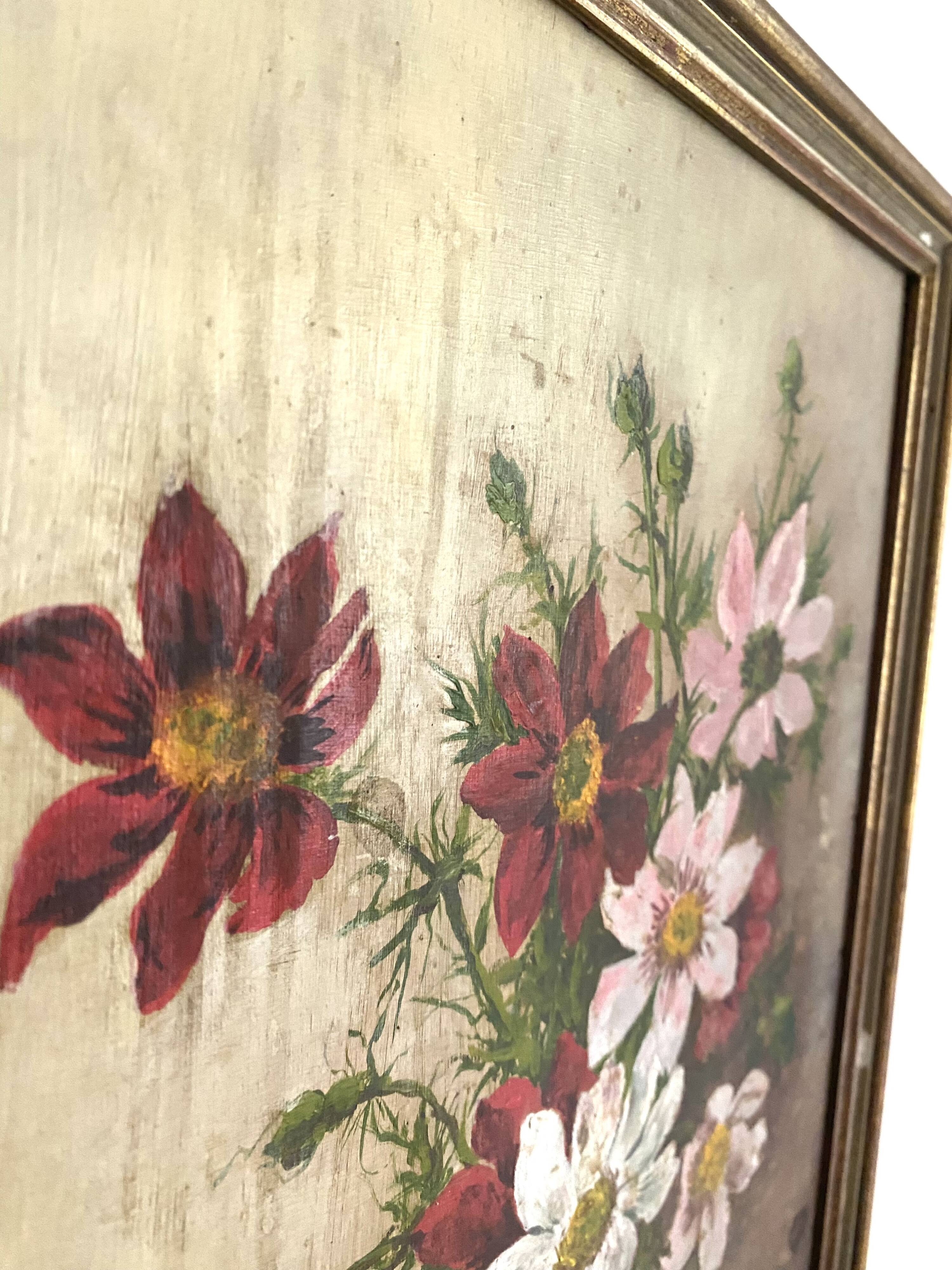 Peinture bouquet de fleurs