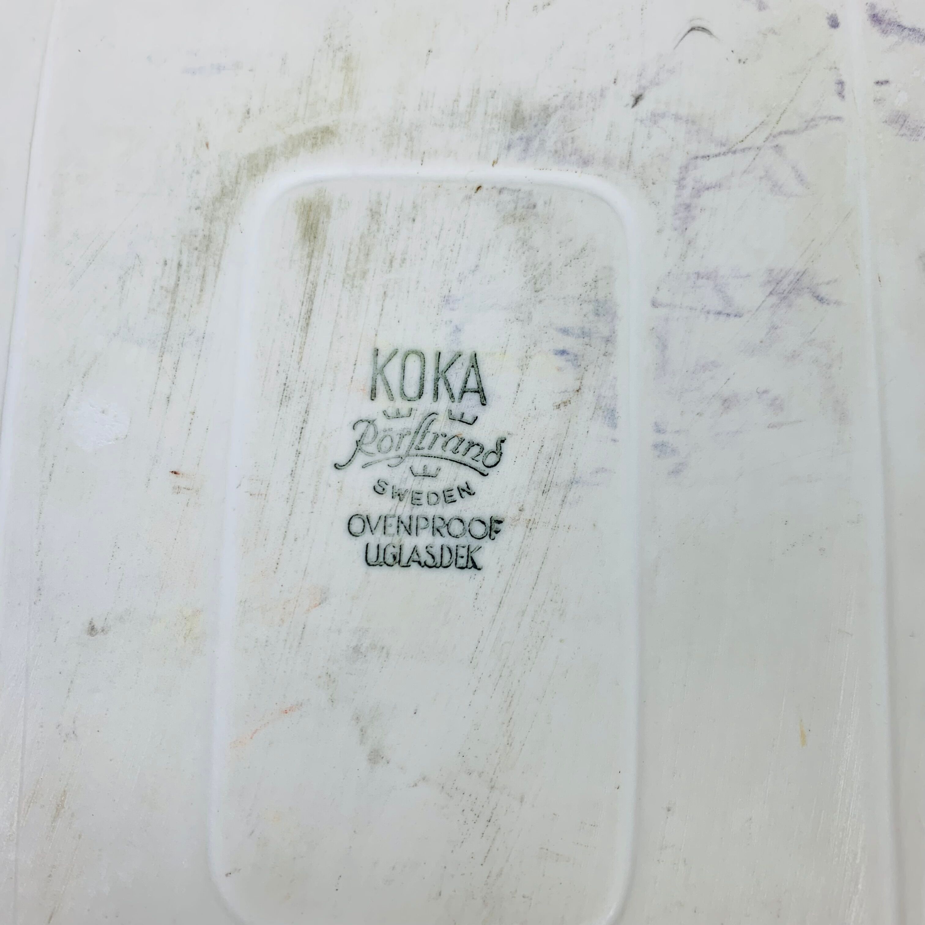 Koka ceramic dish by Rörstrand Sweden, Scandinavian