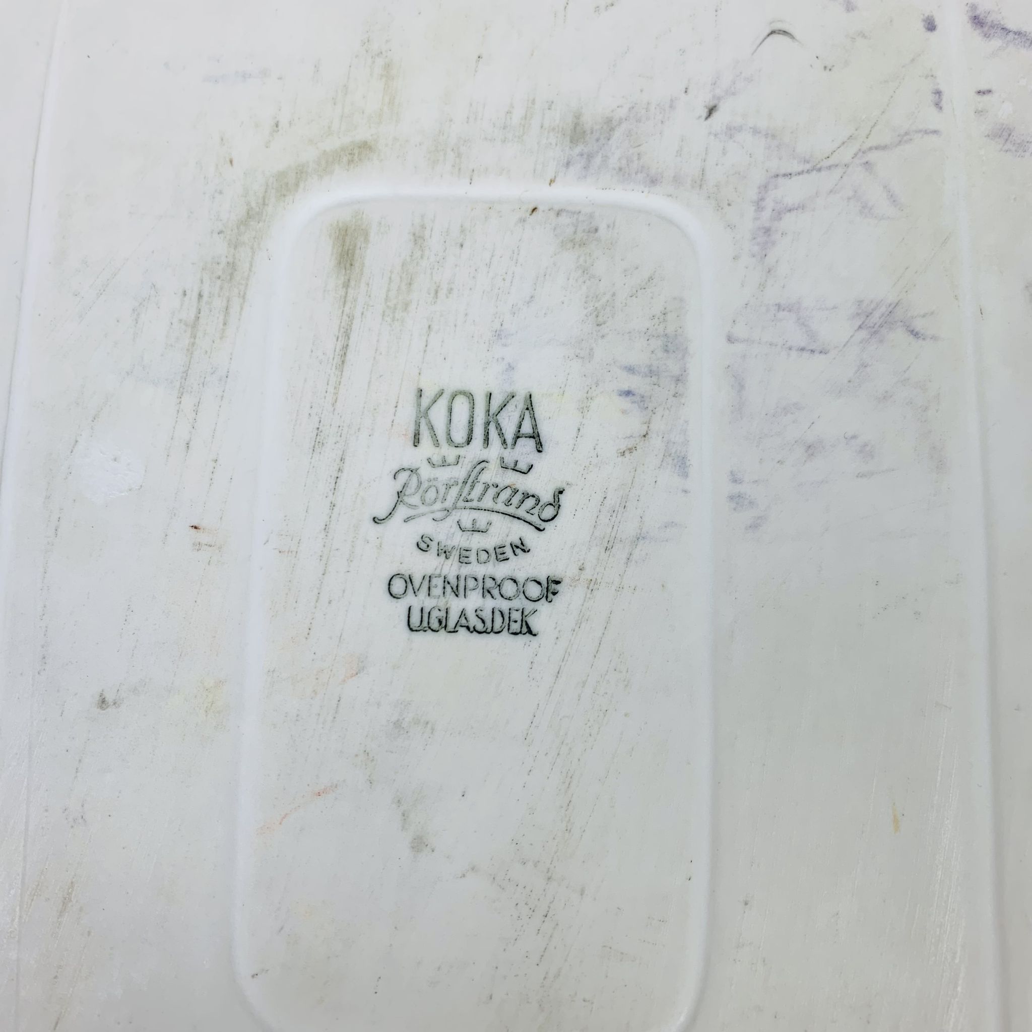 Koka ceramic dish by Rörstrand Sweden, Scandinavian