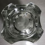 Ancient cristal vase from Arques glass mould french Art Deco style