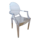 Fauteuil Kartell " Louis Ghost " Cristal design Philippe Starck