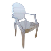Kartell "Louis Ghost" Armchair Crystal design by Philippe Starck