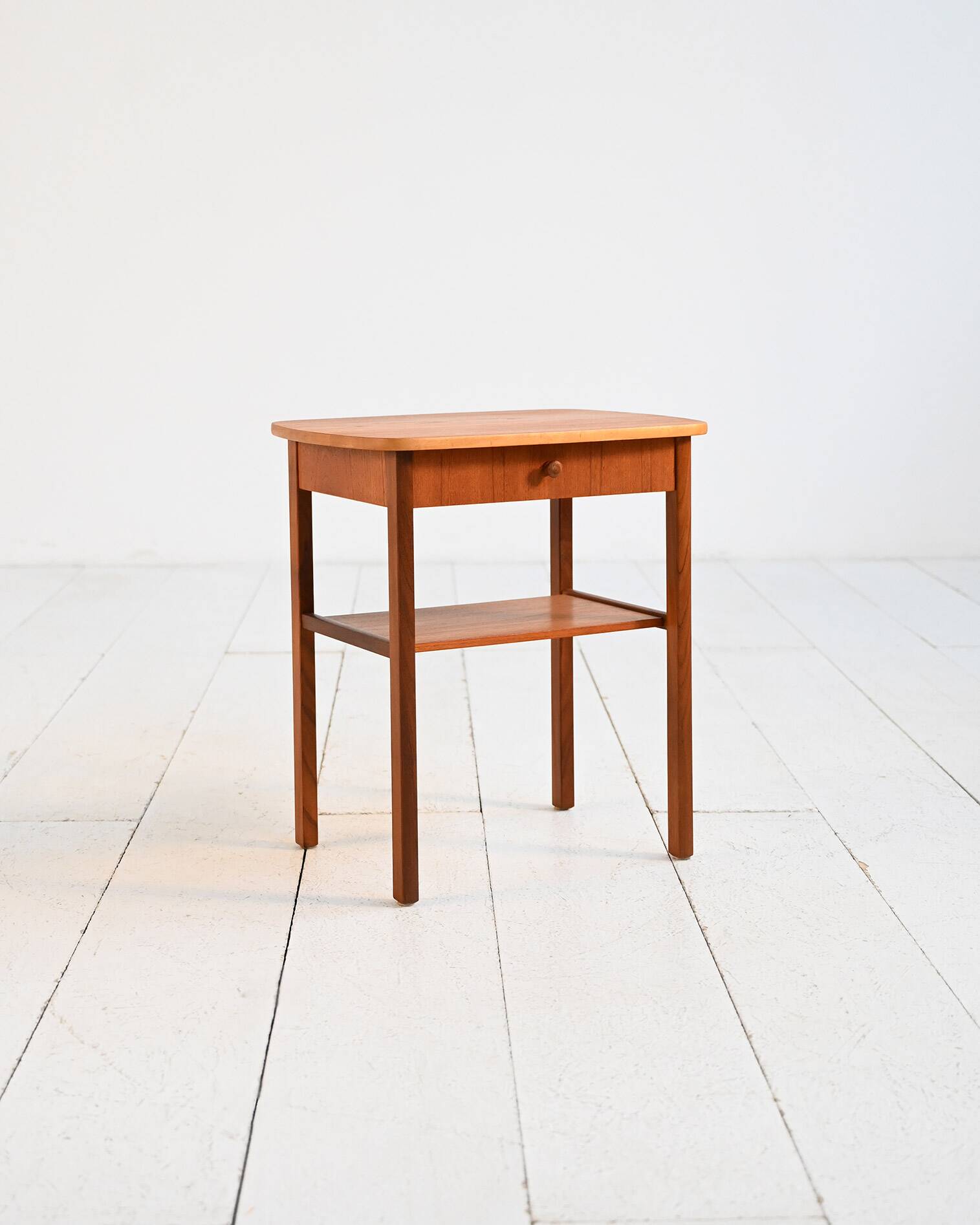 Scandinavian teak bedside table, 1960s