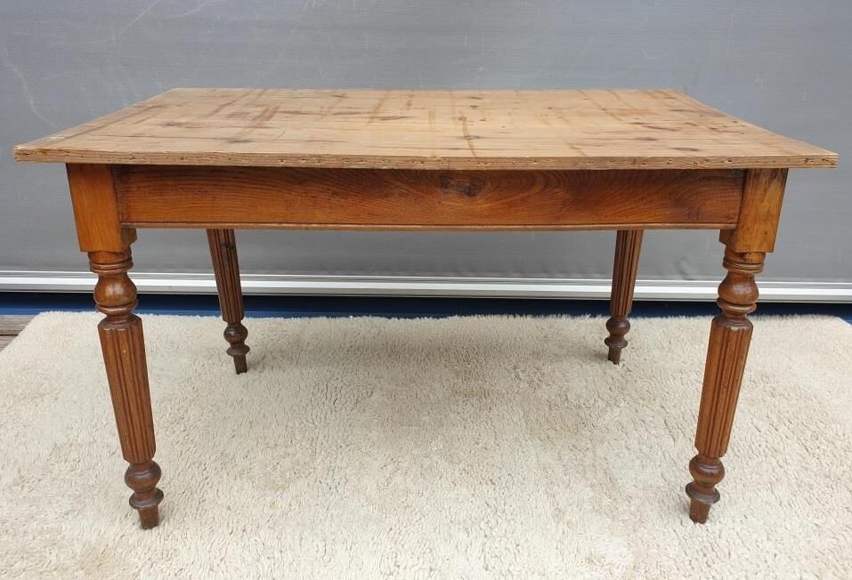 Desk table Louis Philippe 1 drawer