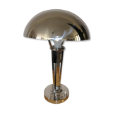Chrome mushroom lamp