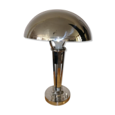 Chrome mushroom lamp