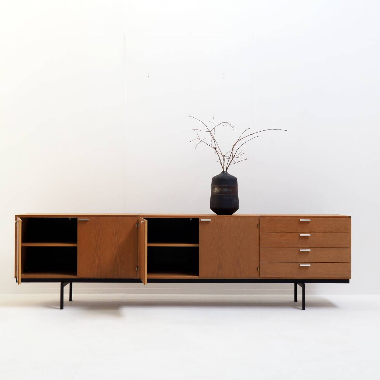 Sideboard Designed by Cees Braakman for Pastoe, Oak Version