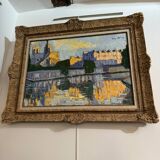 Oil on canvas "Paris Notre-Dame" by Salvatore Verniti, 2012