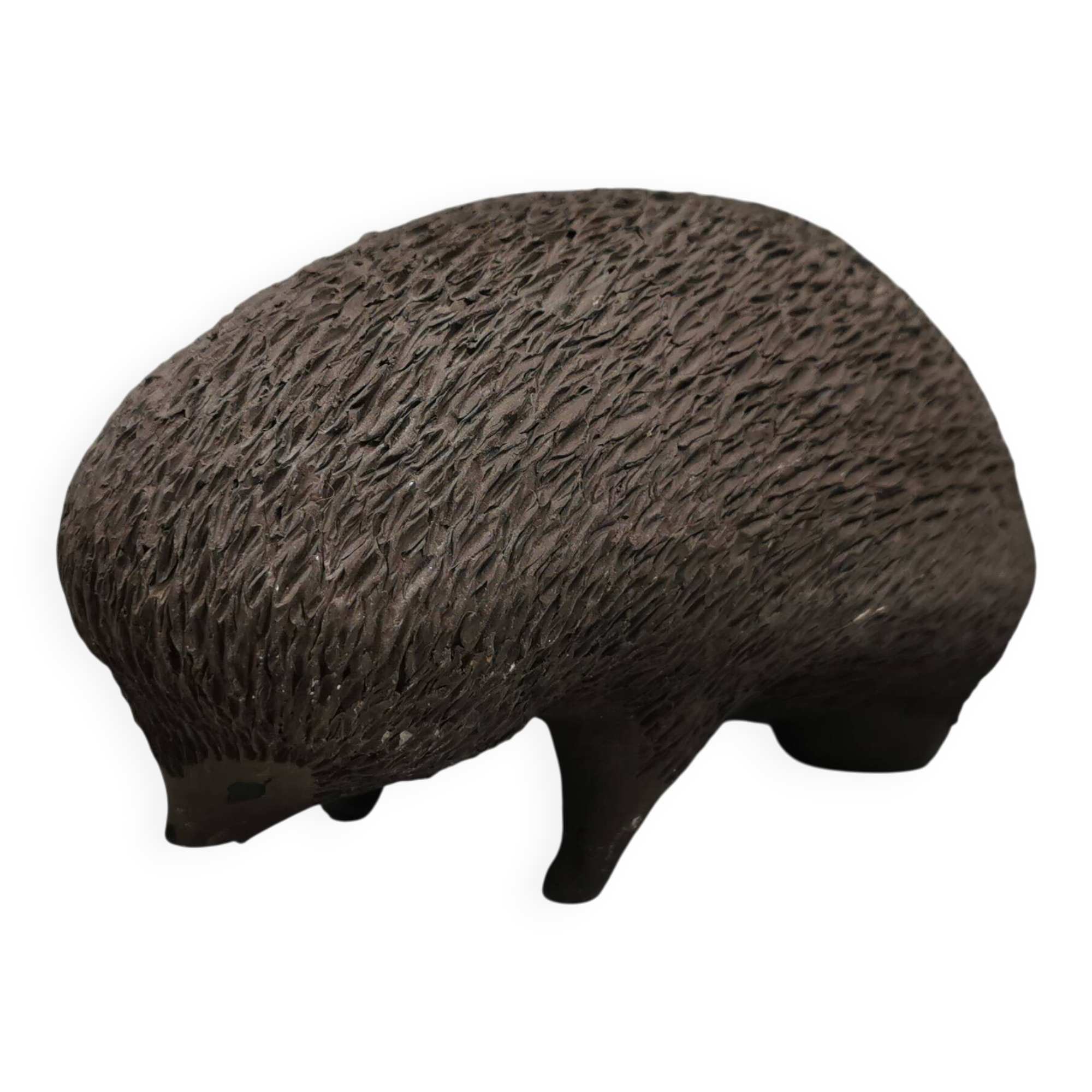 Ceramic Hedgehog Designed by Ellen Karlsen for HAK Denmark 1970s