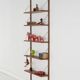 Modular shelving teak veneer, Denmark, 1970s
