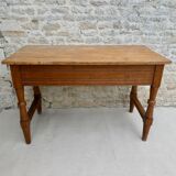 Solid wood table