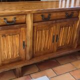 Enfilade en orme massif vintage 1950