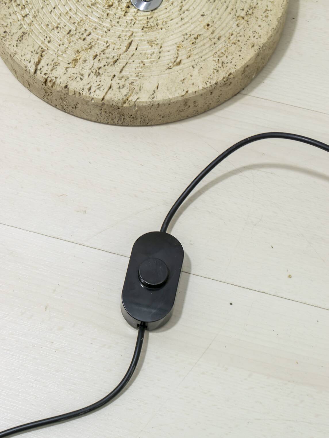 Midcentury Italian Arched Floor Lamp 5 Lights Chrome Metal and Lucite, 1960