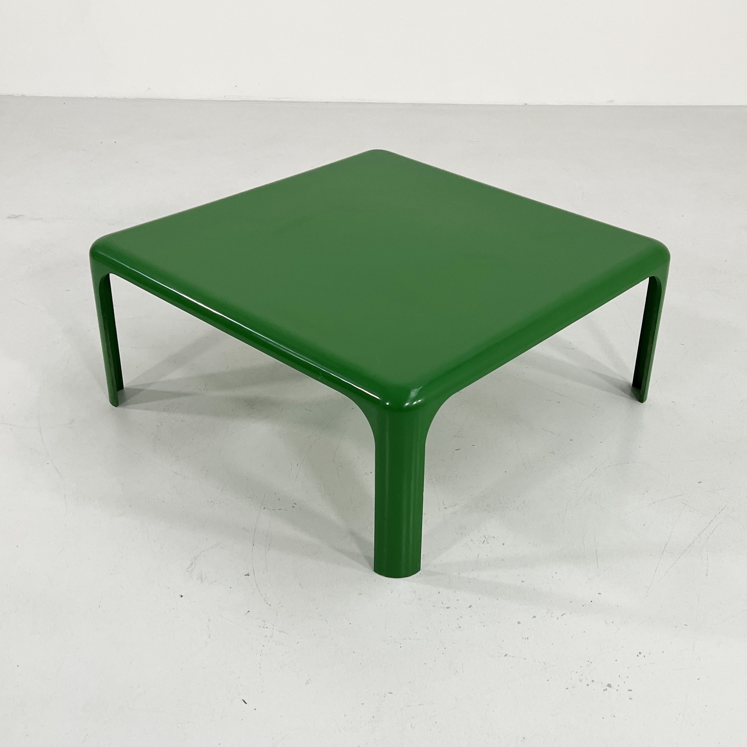 Green coffee table Demetrio 70 by Vico Magistretti for Artemide, 1960