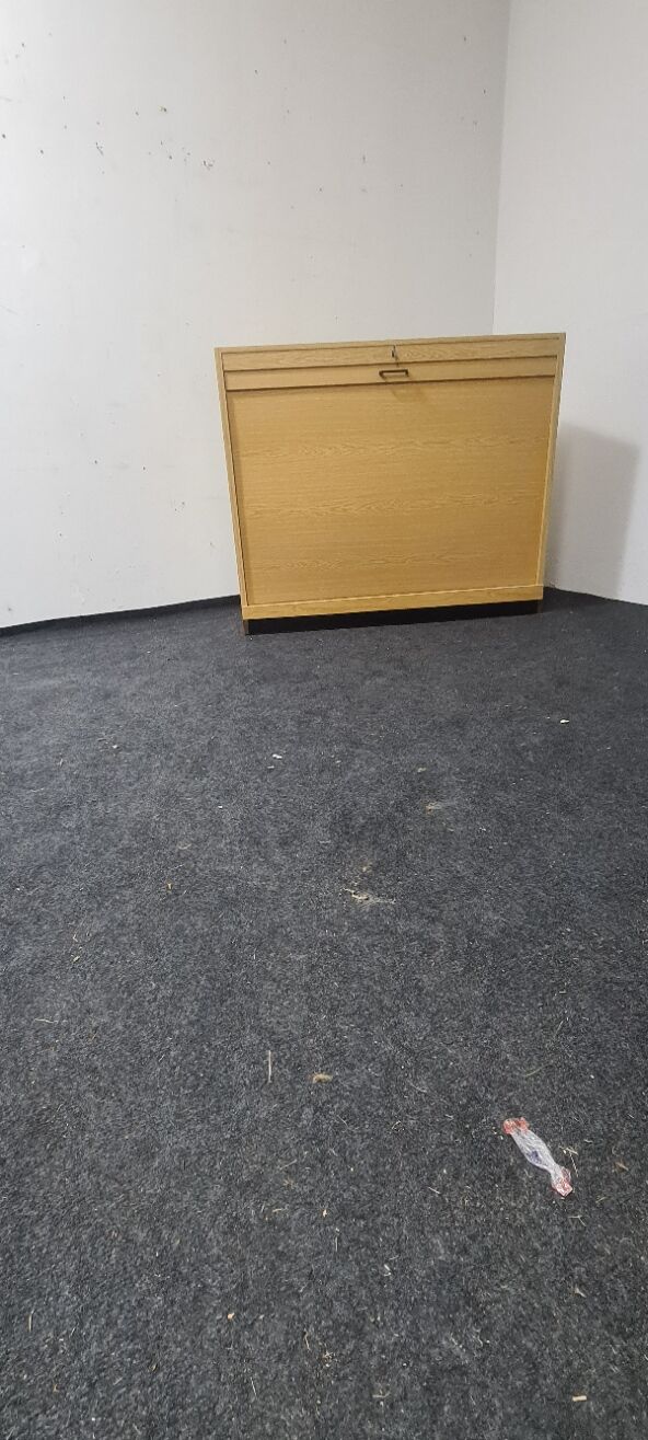 Vintage roll front cubboard