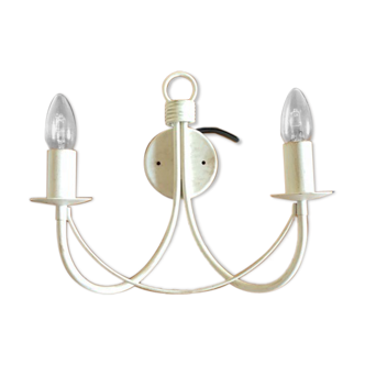 White sconces