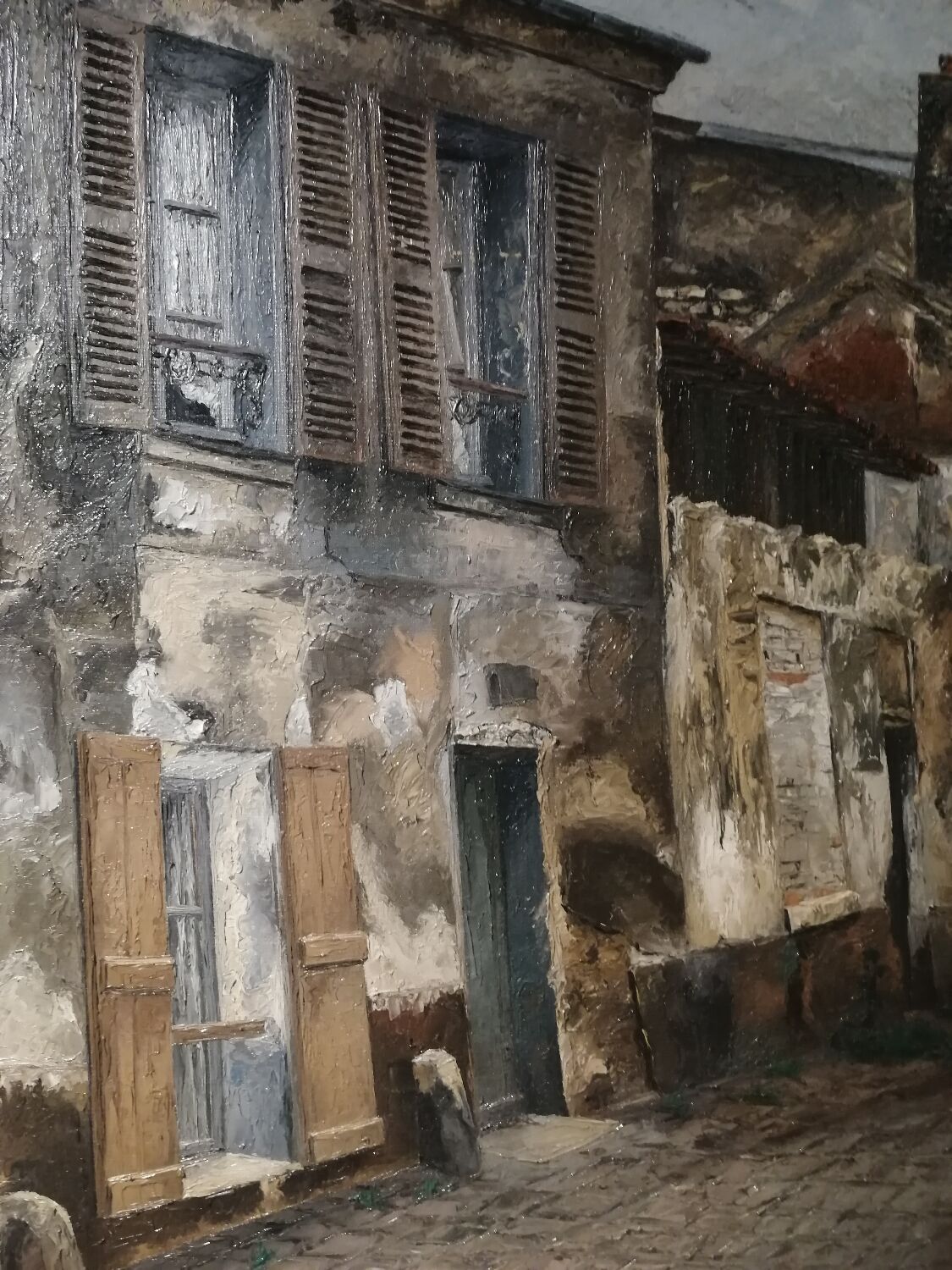 Painting rue de Paris by Germain Delatousche