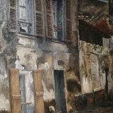 Painting rue de Paris by Germain Delatousche