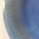 6 assiettes en grès émaillé – bleu cobalt & turquoise