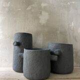 Papier-mâché vase