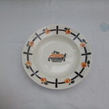 Assorted 8 brown/green plates