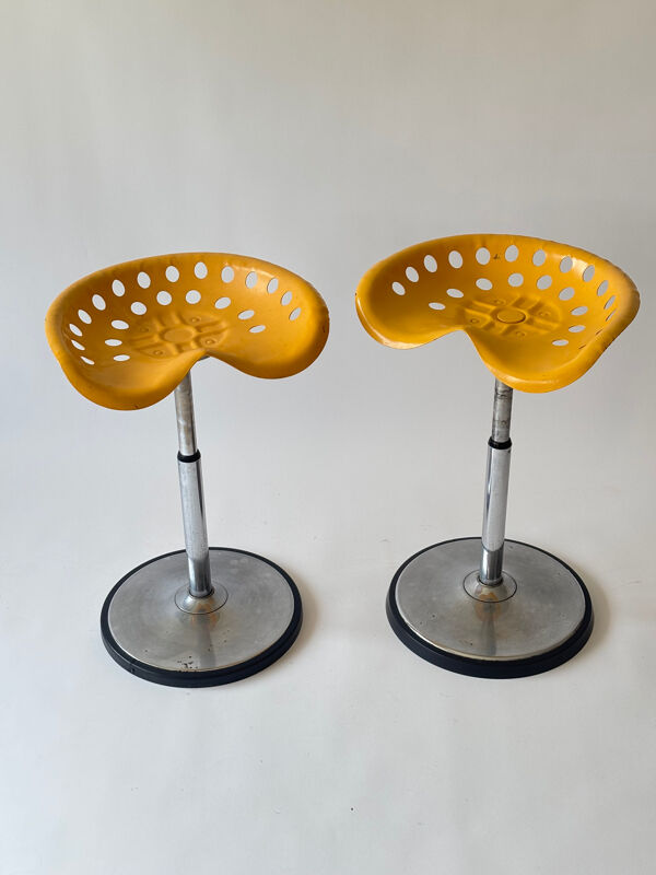 Tabourets Faucheuse par Étienne Fermigier pour Mirima 1970
