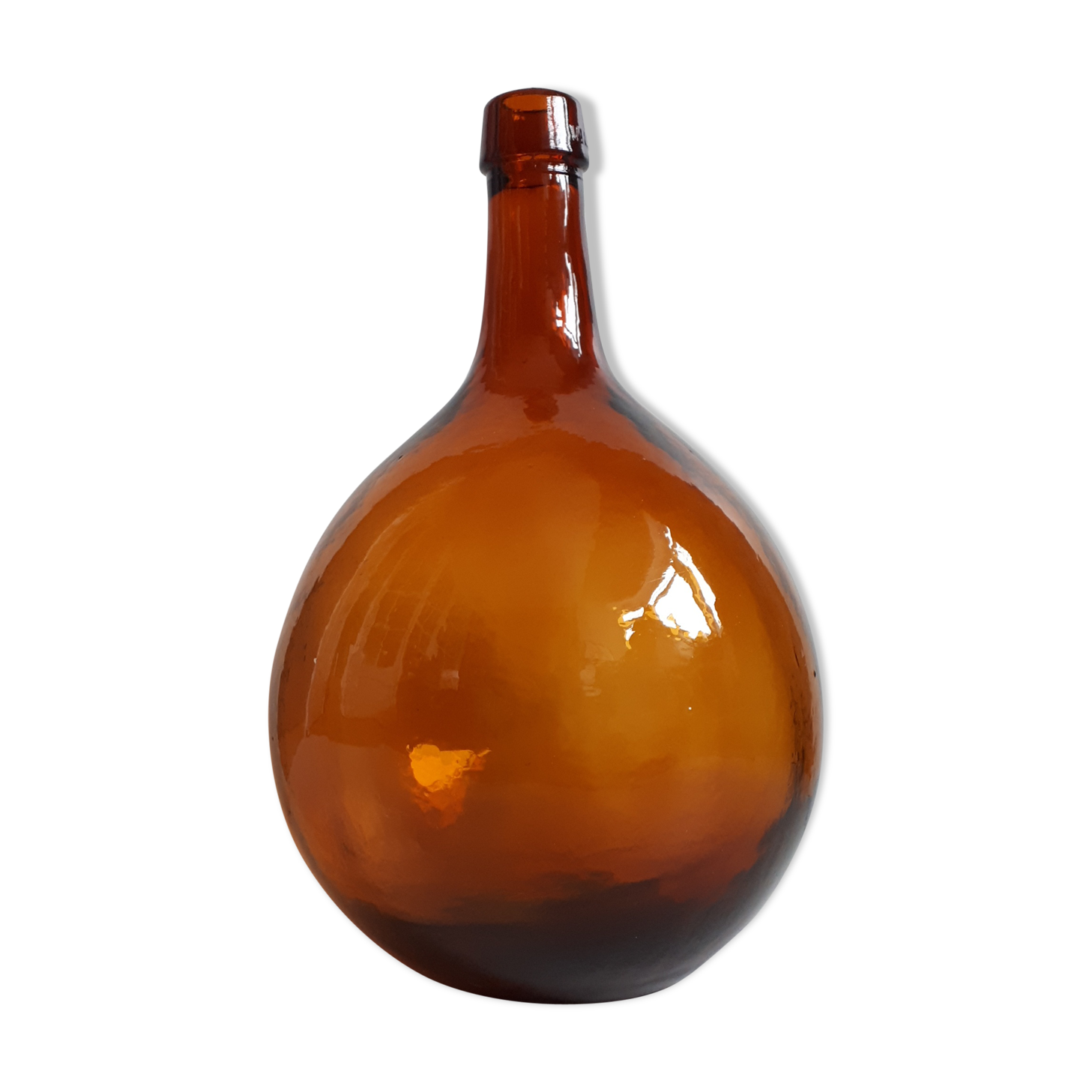Authentic demijohn 5 L Brown