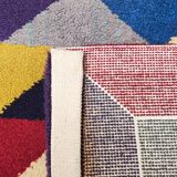 1980s Gorgeous Woolen Rug by Ottavio Missoni called "Pyramid. Limited edition