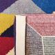 1980s Gorgeous Woolen Rug by Ottavio Missoni called "Pyramid. Limited edition
