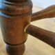 Tabouret tripode paillé des années 50