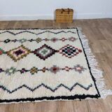 Handmade wool Berber rug 258 X 164 CM