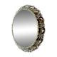 Large Vintage Luxury Crystal Brass Witch Mirror