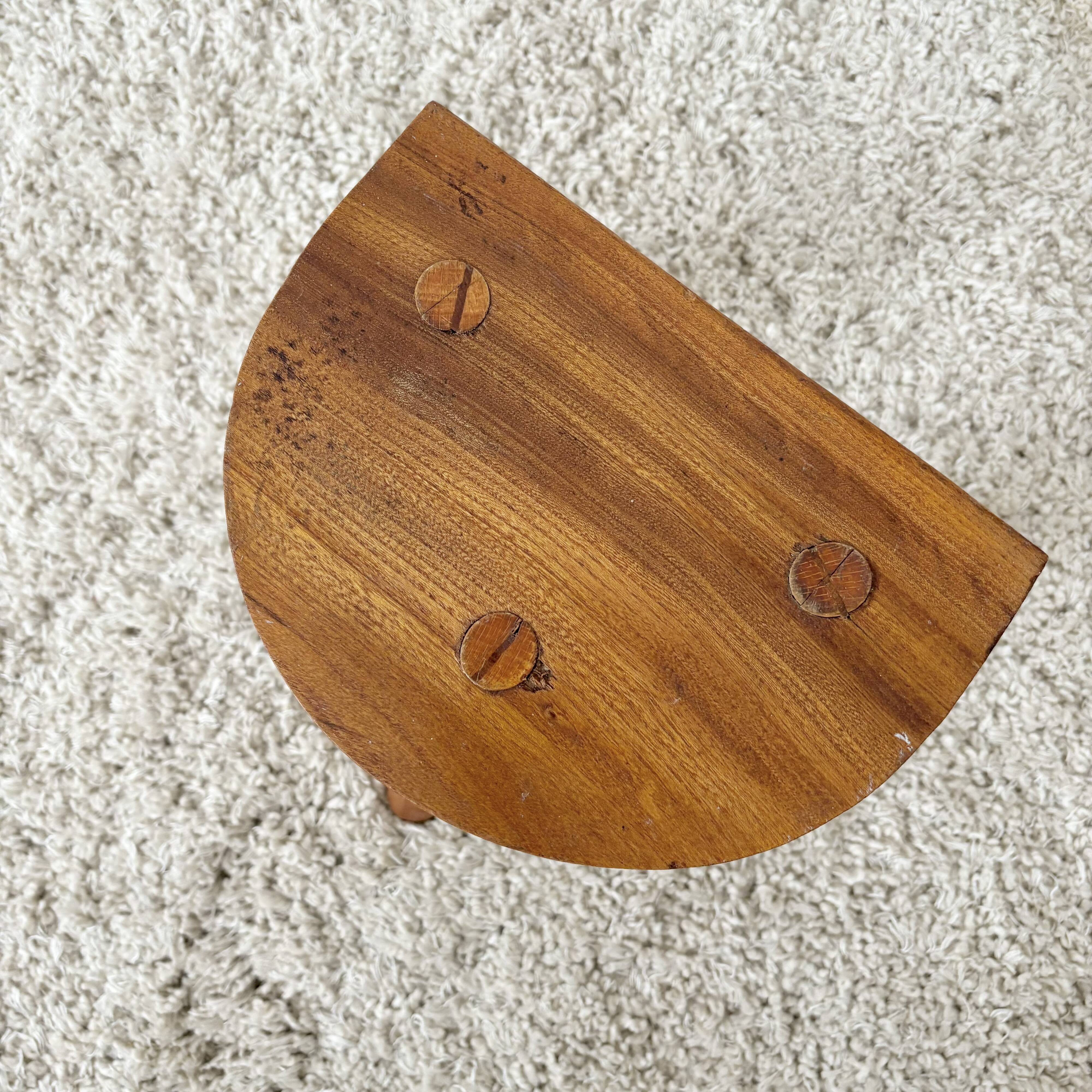 Brutalist tripod stool