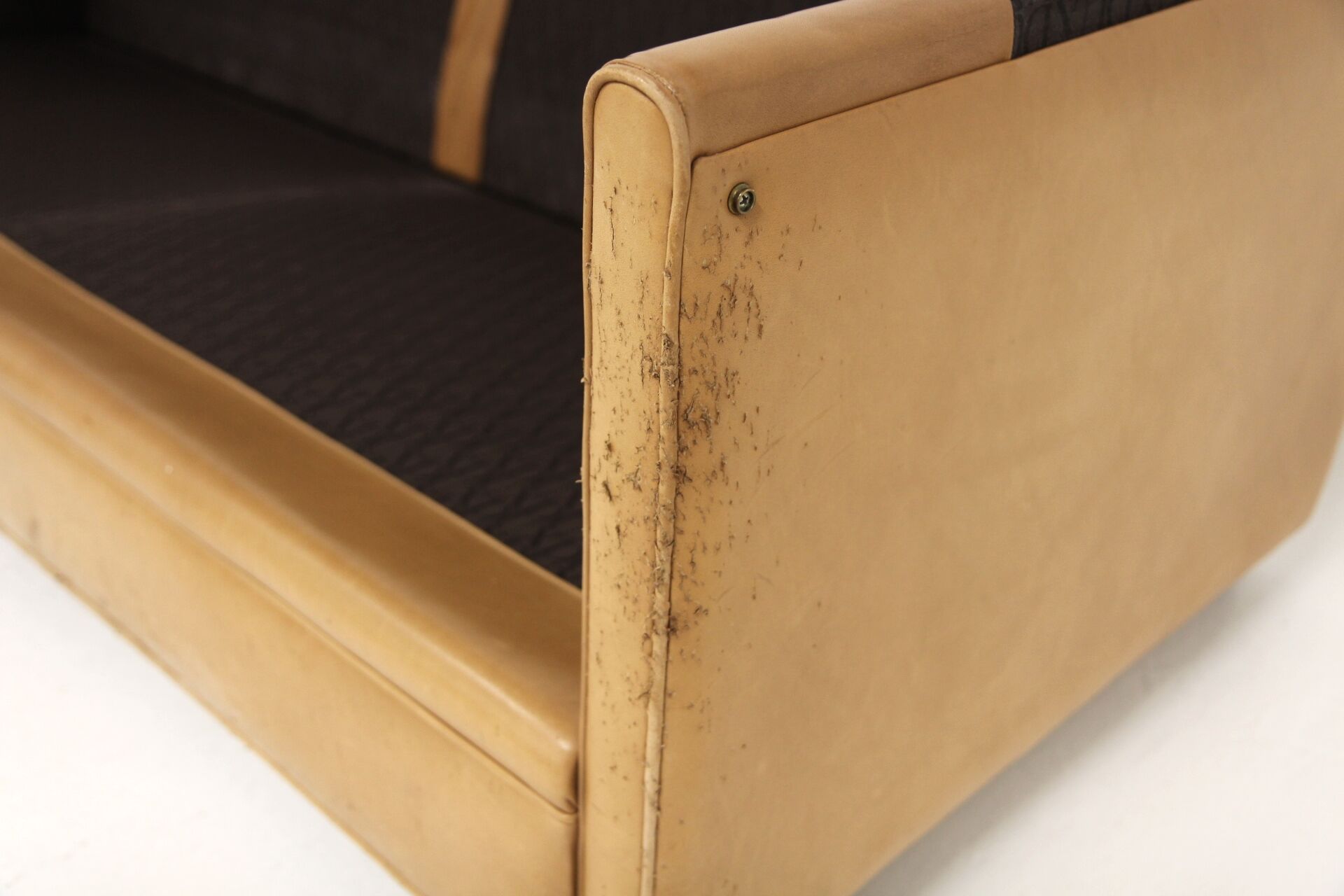 Scandinavian leather sofa "Reton", DUX, Sweden, 1960