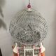 Cage artisanale époque XIXe pour petits oiseaux