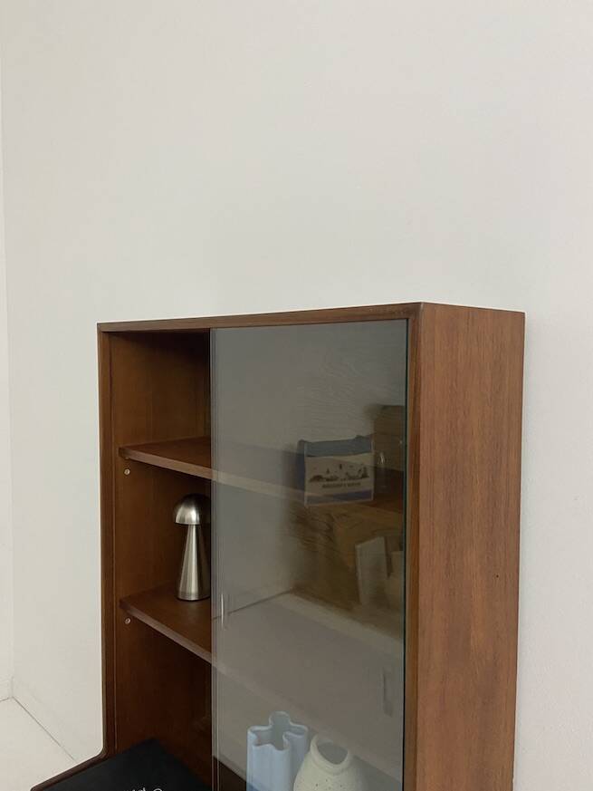 vintage glass library