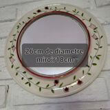 Set of 4 vintage earthenware pieces for bathroom