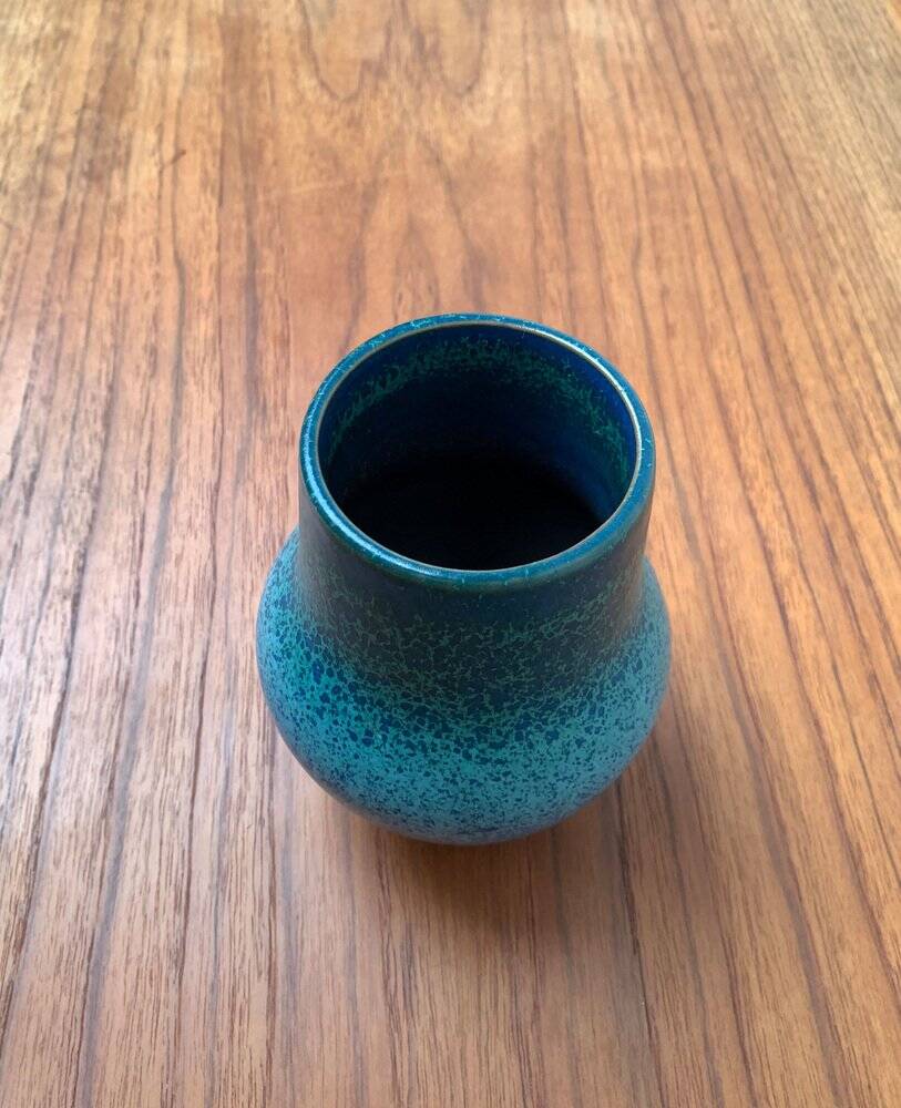 Mid-Century German Minimalist Ceramic Vase from Karlsruher Majolika, 1960s