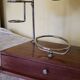 Table barber with mahogany mirror and chrome 1940
