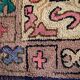 Tapis Hooked antique américain – 76 x 175 cm – Motif floral - 1C981
