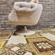 Swivel shell armchair by lusch erzeugnis 1970 vintage